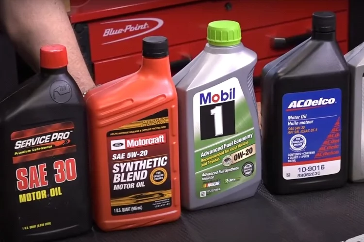 Car oil comes in four different types